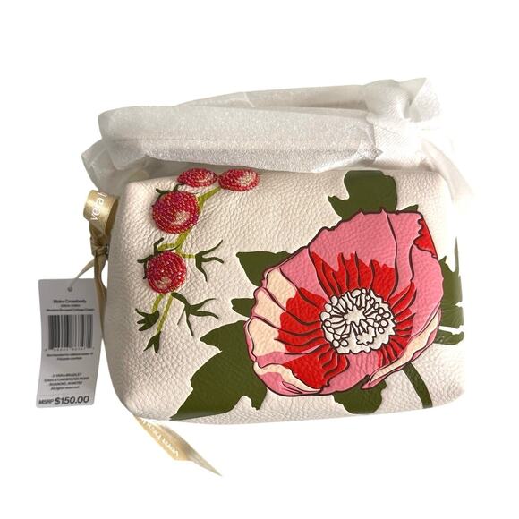 NWT Vera Bradley Blake crossbody Meadow Bouquet Cottage Cream bag - Picture 3 of 11